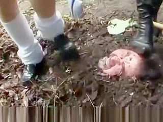 Japanese Schoolgirls' Nippon Sex Education: BDSM Fetish Piss Play Threesome in Tokyo XXX